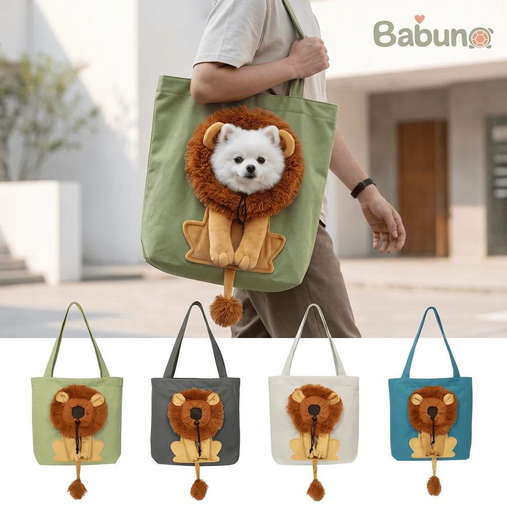 Lion Shaped Cat Carrier Bag