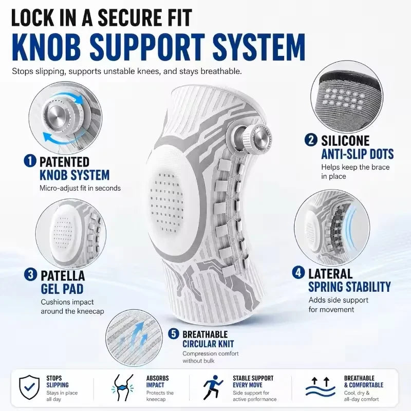 Knob Compression Knee Brace