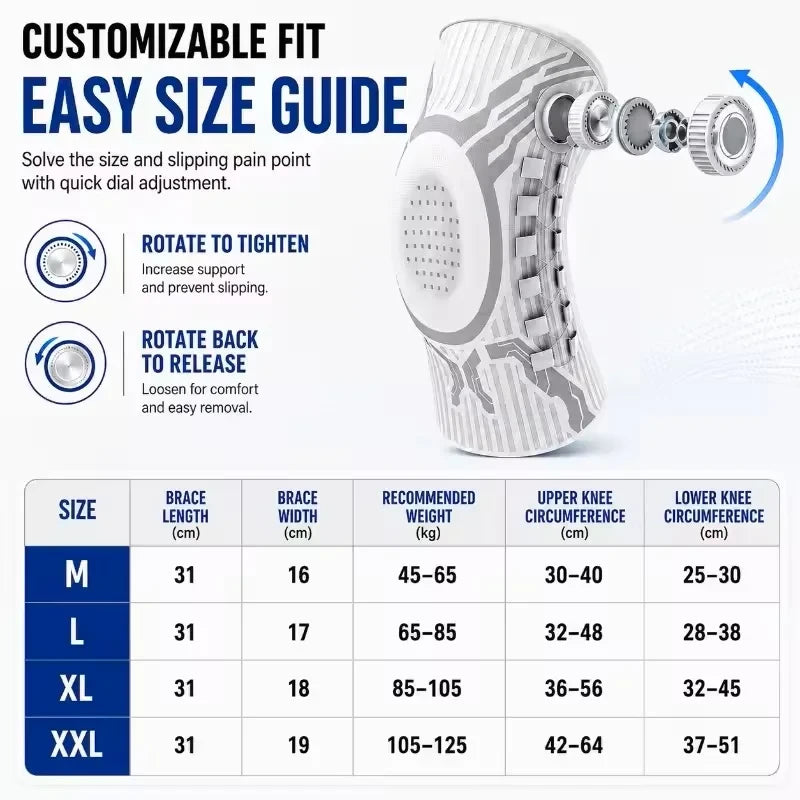 Knob Compression Knee Brace