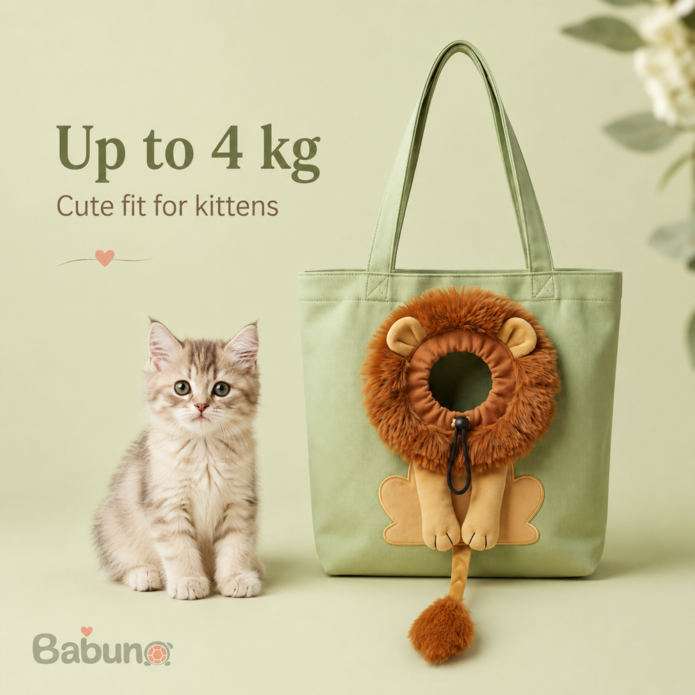 Lion Shaped Cat Carrier Bag