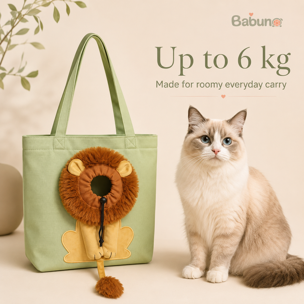 Lion Shaped Cat Carrier Bag