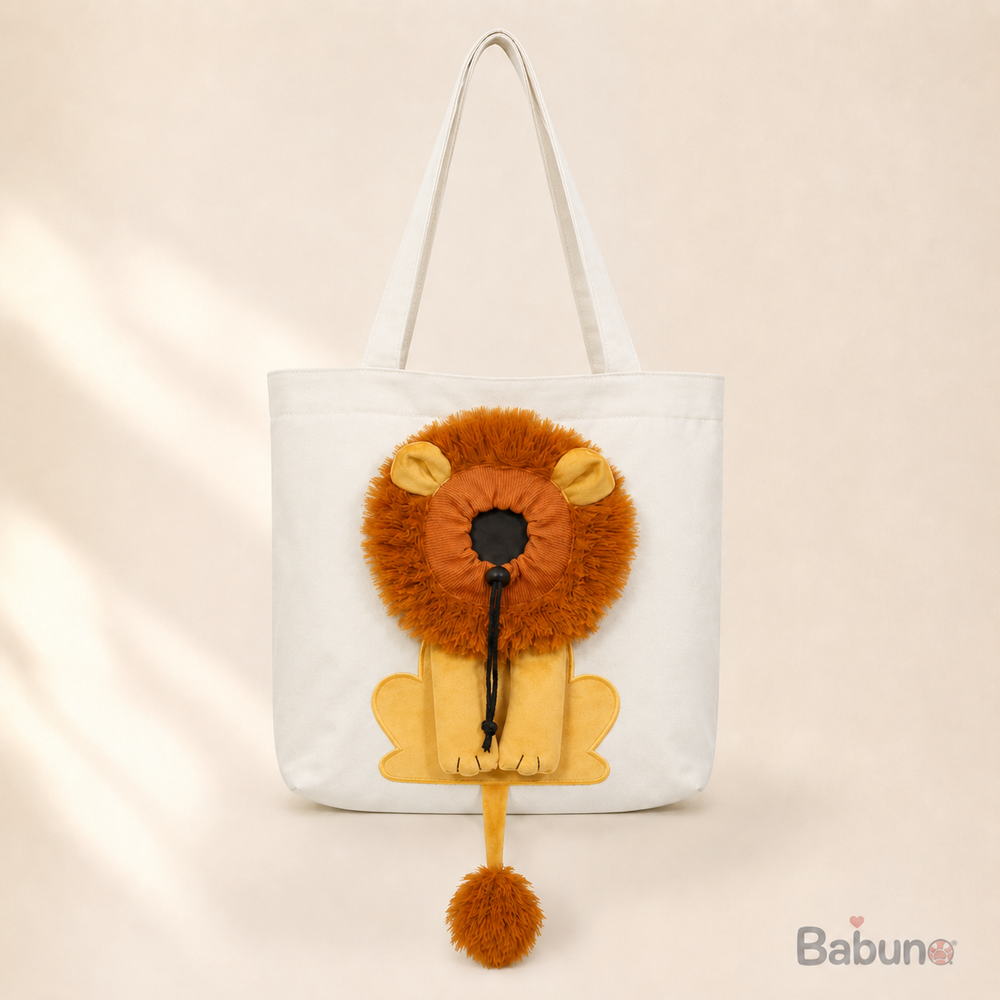 Lion Shaped Cat Carrier Bag