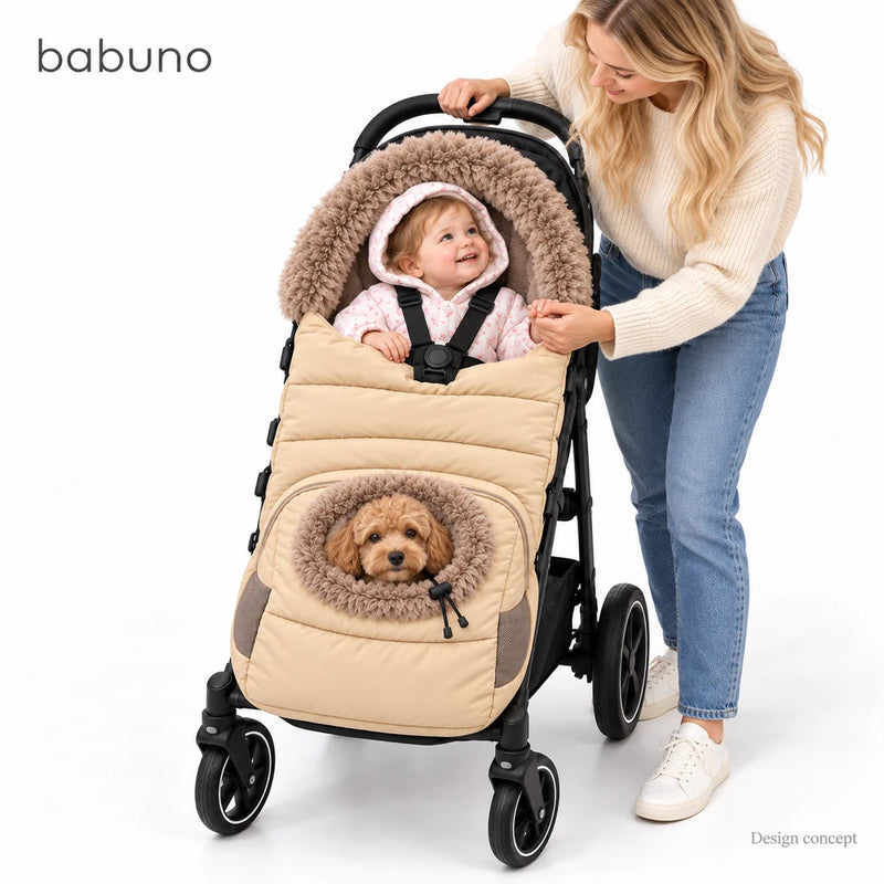 Universal Winter Baby Stroller Footmuff